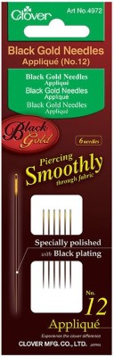 Applique/Sharps No.12 (Blk/Gld)
