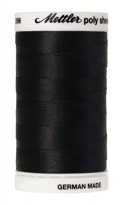 Mettler Poly Sheen 800M Thread Black 