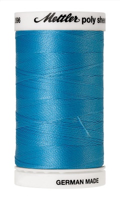 Mettler Poly Sheen 800M Thread Crystal Blue