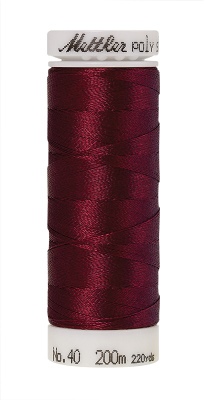Mettler Poly Sheen 200M Thread Cranberry