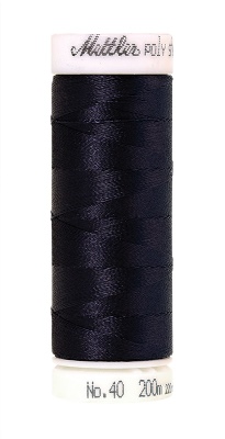 Mettler Poly Sheen 200M Thread Midnight  