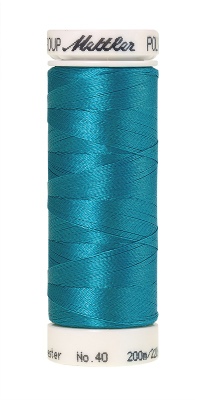 Mettler Poly Sheen 200M Thread Caribbean Blue