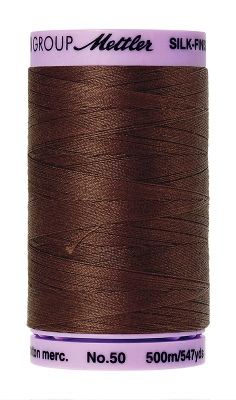Mettler Silk Finish Cotton 500M Friar Brown (104/528)
