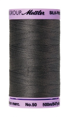Mettler Silk Finish Cotton 500M Dark Charcoal (104/642)