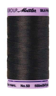 Mettler Silk Finish Cotton 500M Charcoal (104/700)