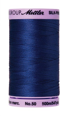 Mettler Silk Finish Cotton 500M Royal Blue (104/556)