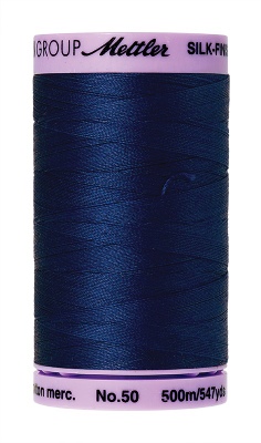 Mettler Silk Finish Cotton 500M Imperial Blue (104/675)