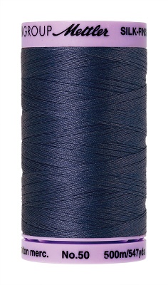 Mettler Silk Finish Cotton 500M True Navy (104/570)