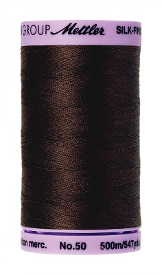 Mettler Silk Finish Cotton 500M Black Peppercorn (104/618)
