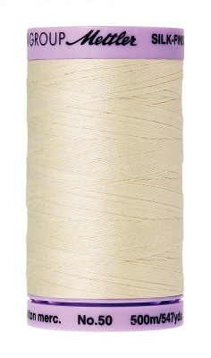 Mettler Silk Finish Cotton 500M Antique White (104/703)