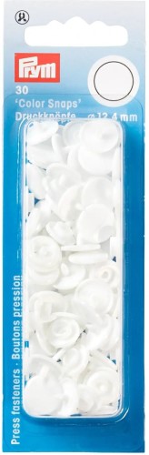 Prym Color Snaps refill 12.4mm white 30pc