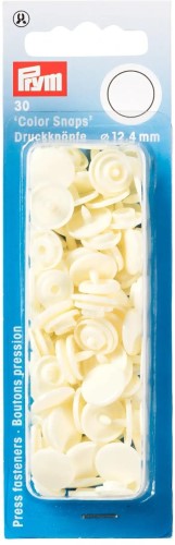 Prym Color Snaps refill 12.4mm pearl 30pc