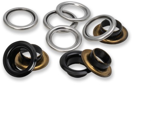 Prym Eyelets with washers 11mm refill black 20pc