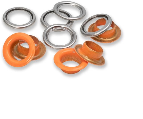 Prym Eyelets with washers 11mm refill orange 20pc