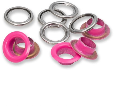 Prym Eyelets with washers 11mm refill pink 20pc