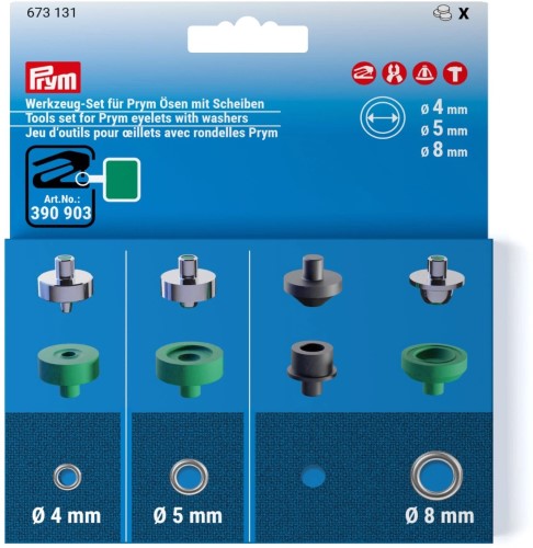 Prym Vario Tools set Eyelets 4-5-8mm