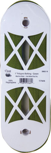Polypro Belting 1 Inch 15 Yards Green