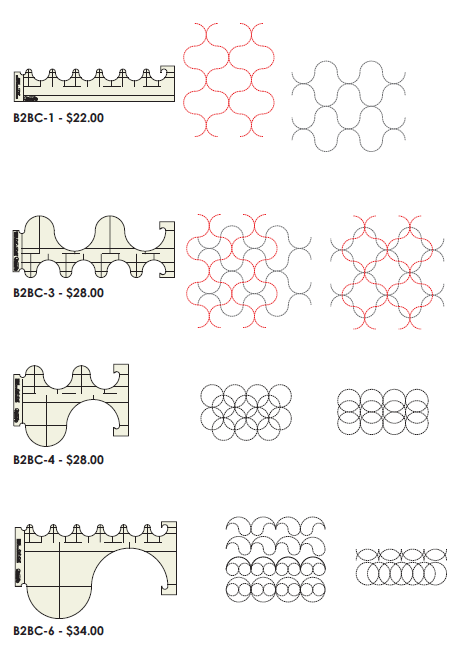 Westalee Design Back to Back Circles (1,3,4,6)